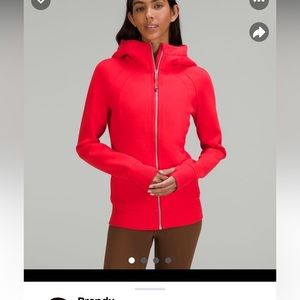 Lululemon scuba sold out color cardinal red!! size 6 with tag in excellent